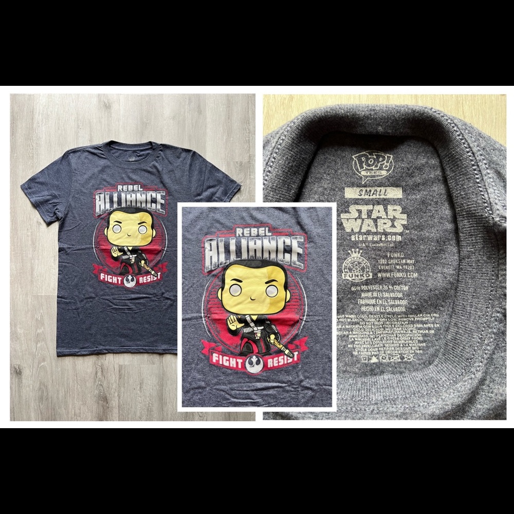Funko Pop Tees Star Wars Chirrut Imwe Small
